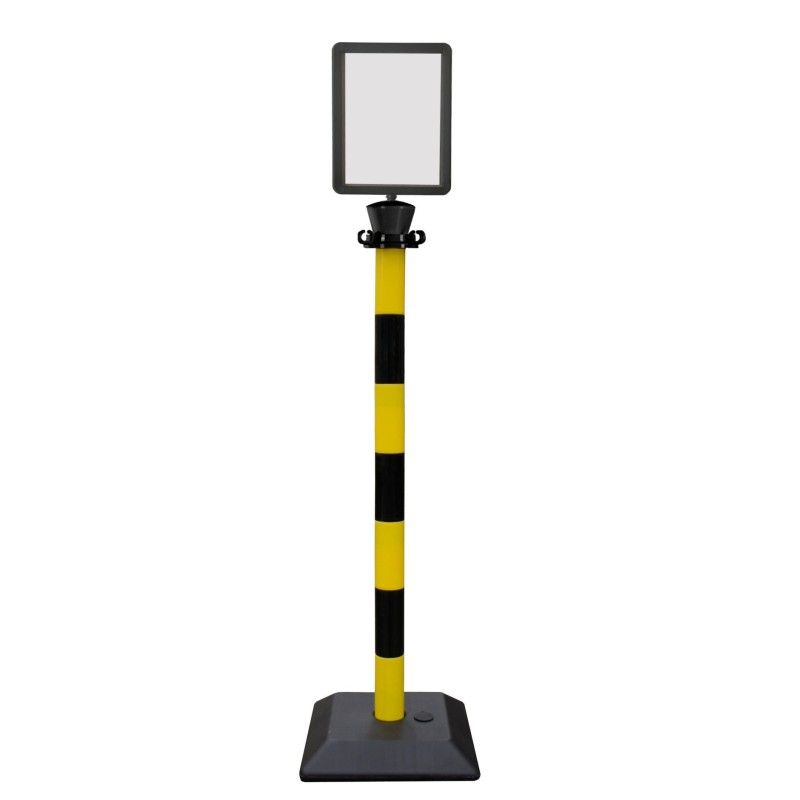 Fixed height plastic information post - Viso