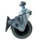 Steel extensible safety barrier wheel