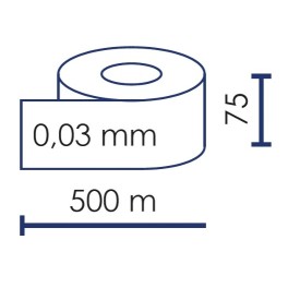 Signal tape with 2-sided printing