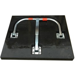 High-Resistance Parking Bollard with Rubber Embedment Structure - Viso
