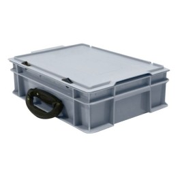 Handling crate with a lid, from 10 liters to 50 liters - Viso