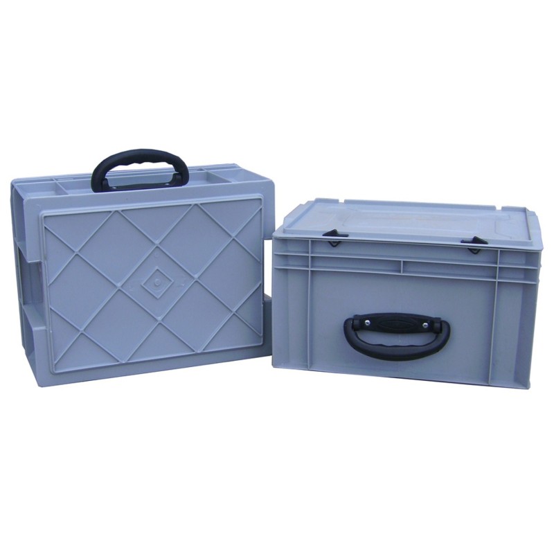 Handling crate with a lid, from 10 liters to 50 liters 