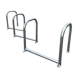 Modular bicycle support rack