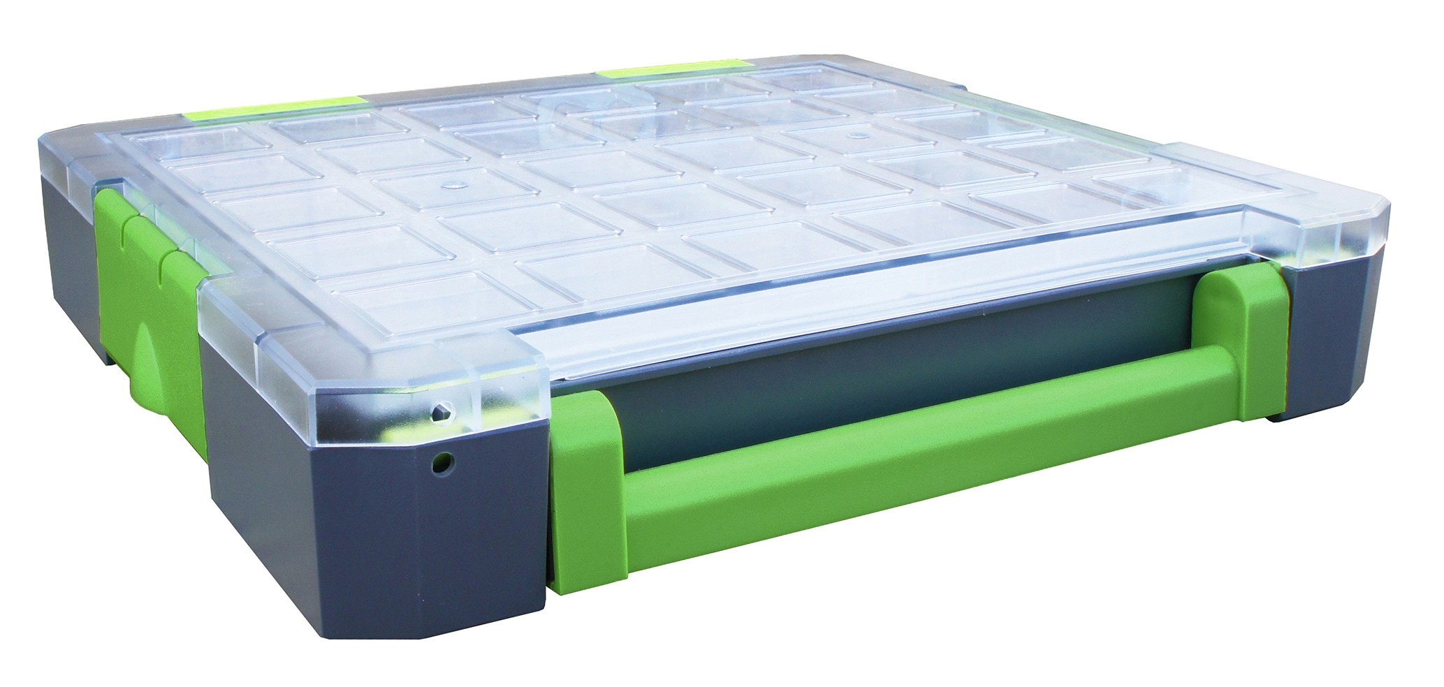 case with removable lidded containers