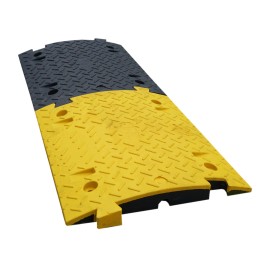Complete black/yellow modular speed bump - Viso