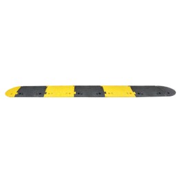 Complete black/yellow modular speed bump