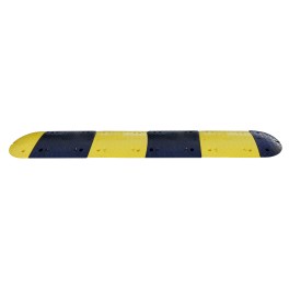 Complete black/yellow modular speed bump