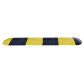 Complete black/yellow modular speed bump