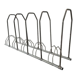 Bicycle rack for 5 bikes with hoops - Viso