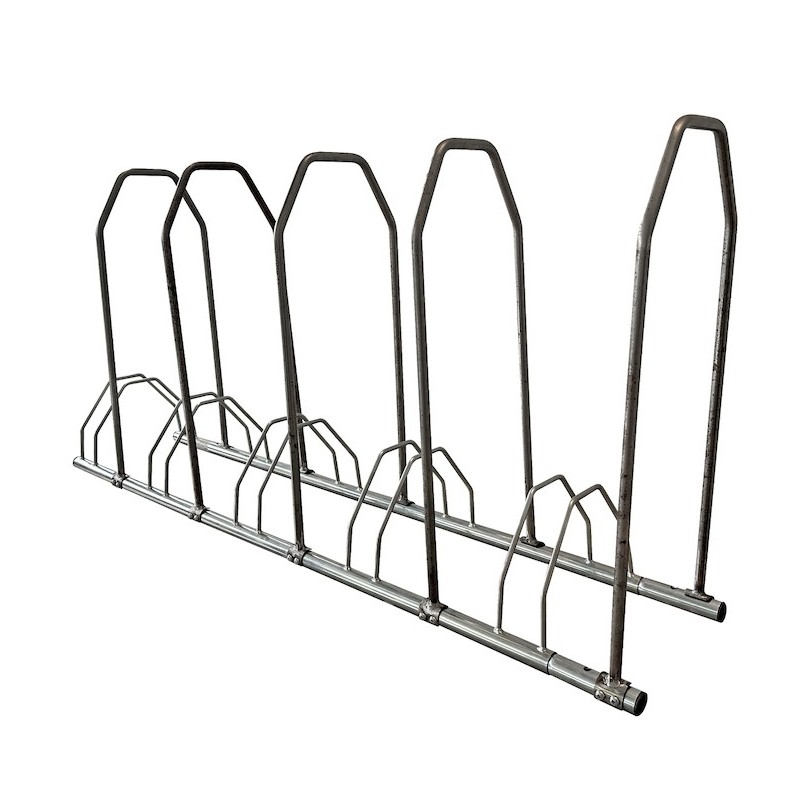 Bicycle rack for 5 bikes with hoops - Viso