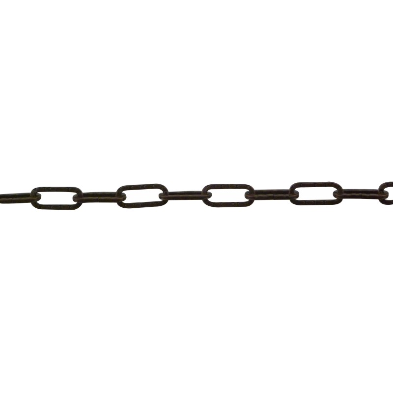 Hammered square steel wire Figaro chain - Viso
