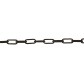 Hammered square steel wire Figaro chain - Viso