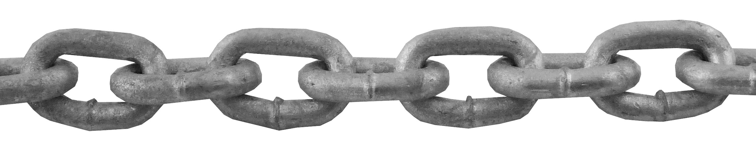 Galvanized steel short link chain