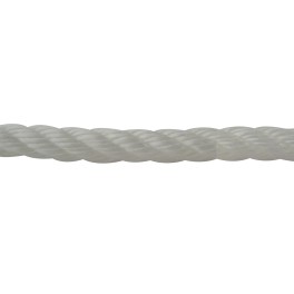 White polypropylene rope