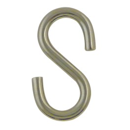 "S" stainless steel hook 