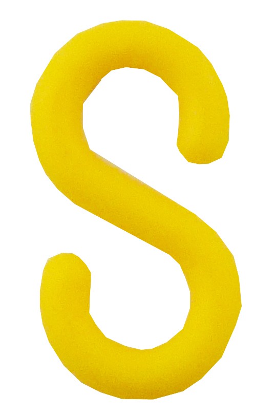 Plastic "S" hook 