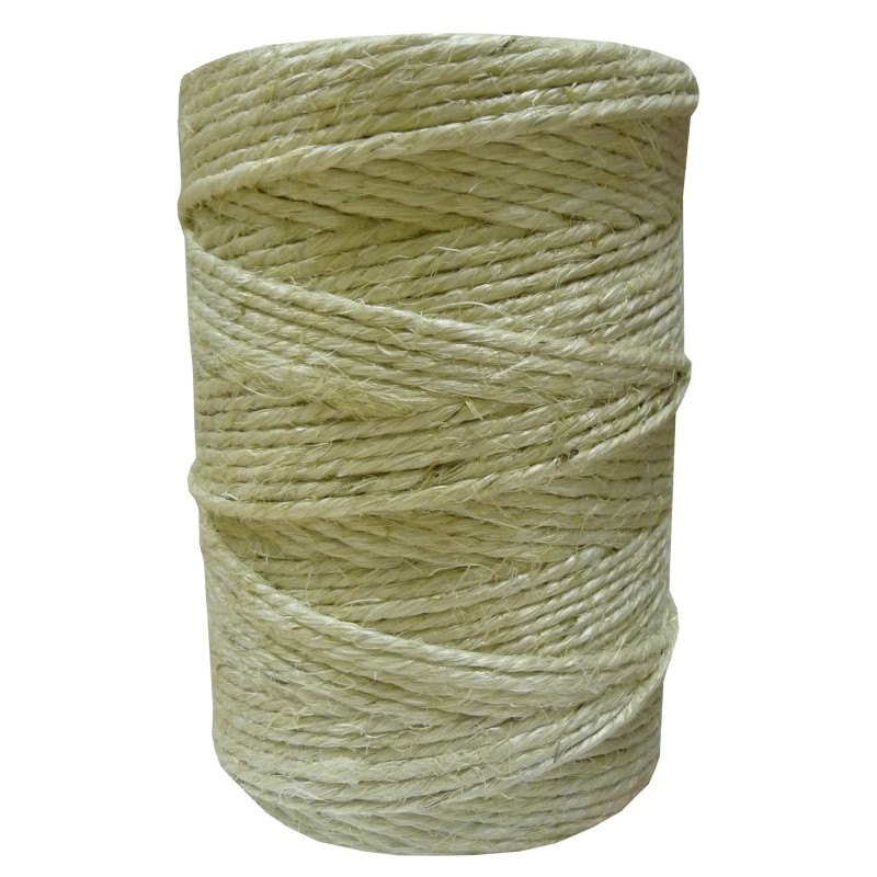 Natural fiber string