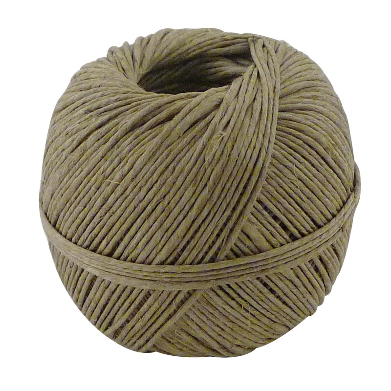 Ficelle Lin Blanchie | 3 Brins De 100g | Pour Couture, Décoration, Emballage | Naturel Et Résistant