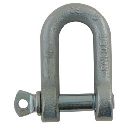 Forged zinc-plated shackle 