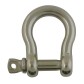 Stainless steel bow shackle  - Viso