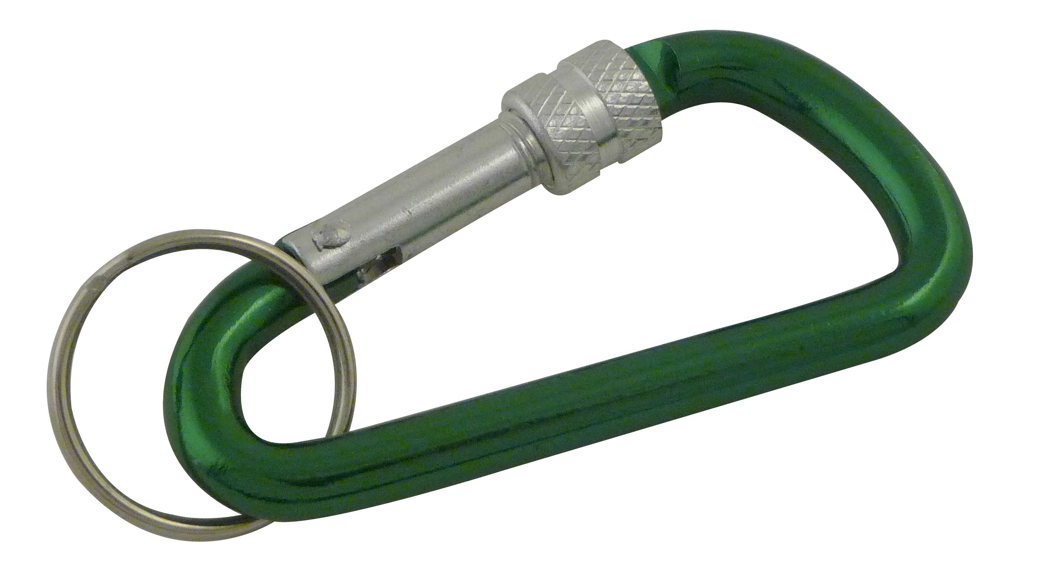 Mousqueton porte-clés aluminium avec vis