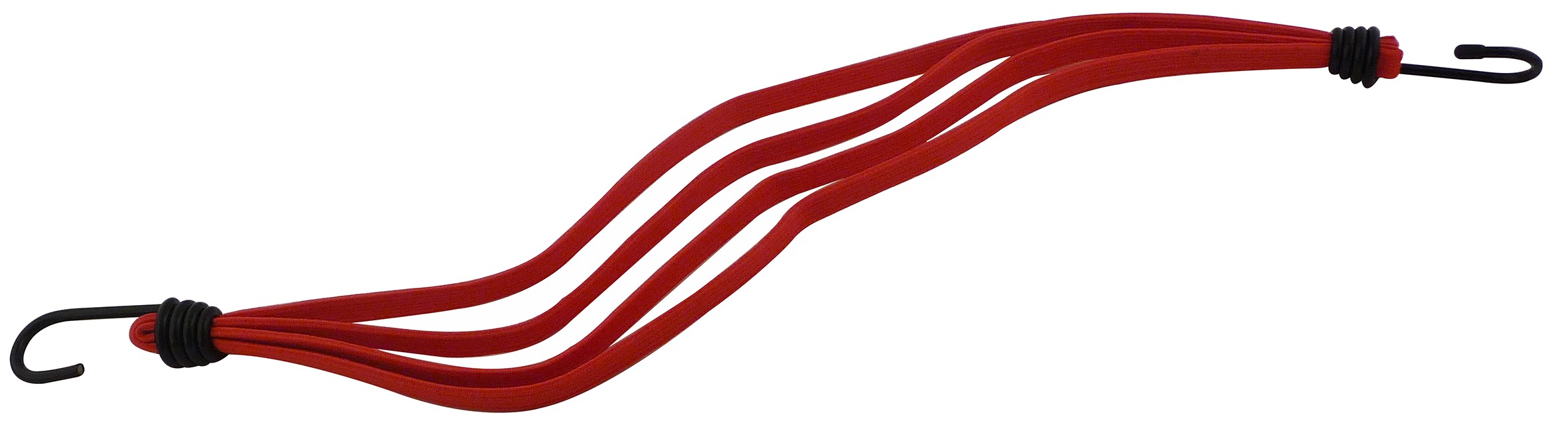 Flat bungee cord with hook 