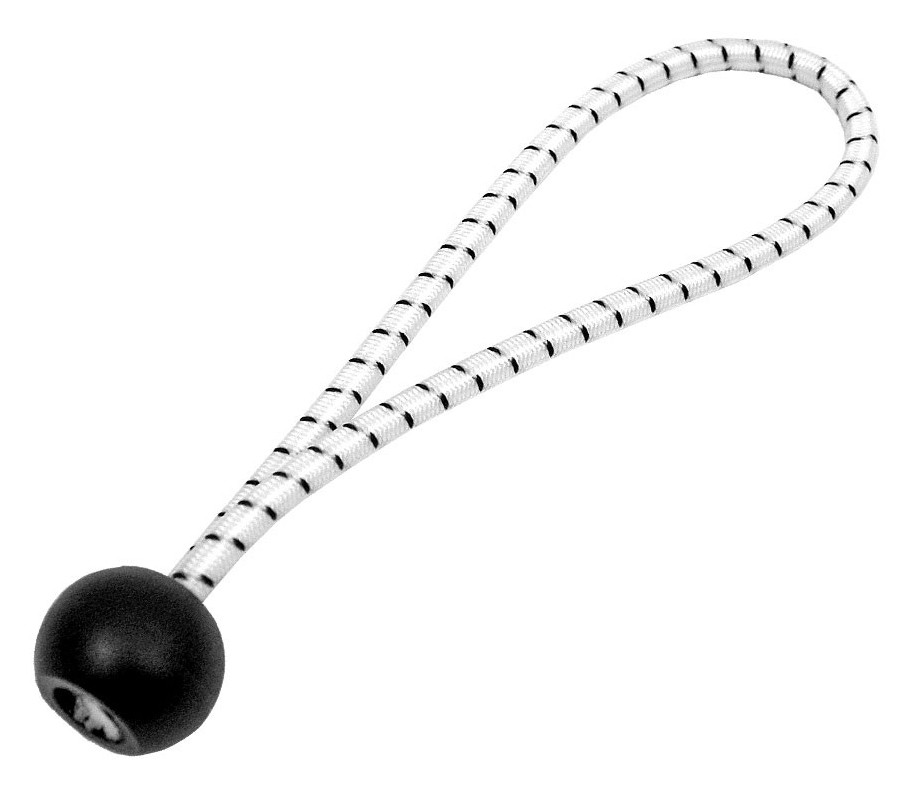 Bungee cords with locking ball