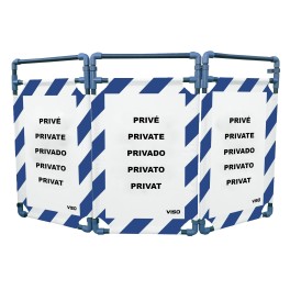 PVC intervention barrier 1000 mm