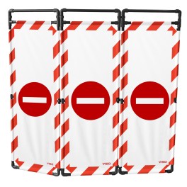 Intervention barrier - 3 panels
