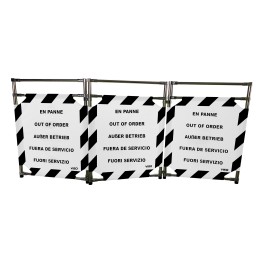 Intervention barrier - 3 panels