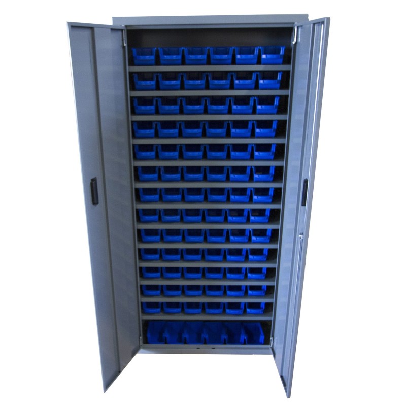 Armoire à bacs avec portes