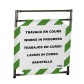 Staineless steel intervention barrier 1000 mm