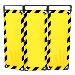 3-panel intervention barrier